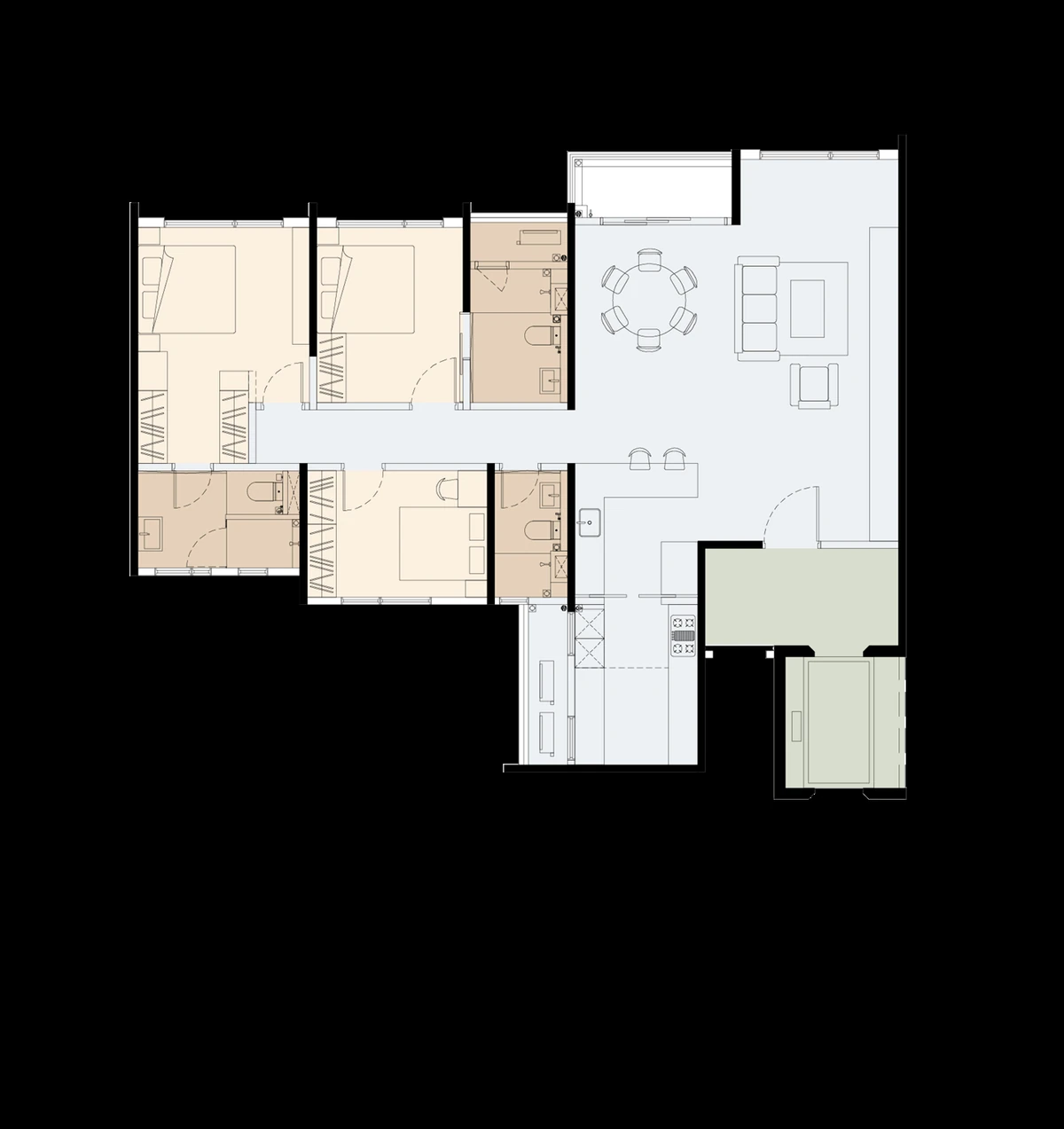 Type B2 floor plan